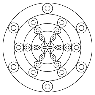 Easy Mandala #19