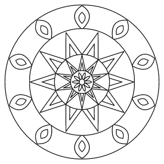 Easy Mandala #31
