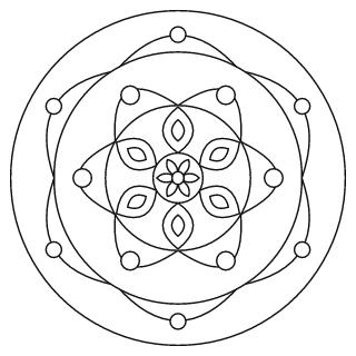 Easy Mandala #34