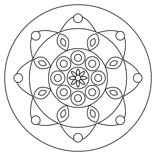 Easy Mandala #48