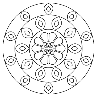 Easy Mandala #49