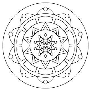 Easy Mandala #50