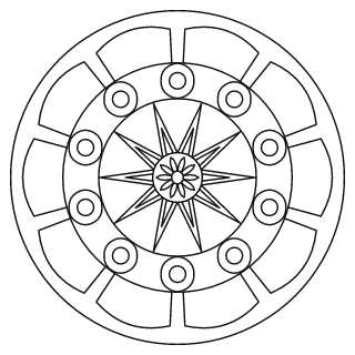 Easy Mandala #53