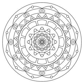 Medium Mandala #36
